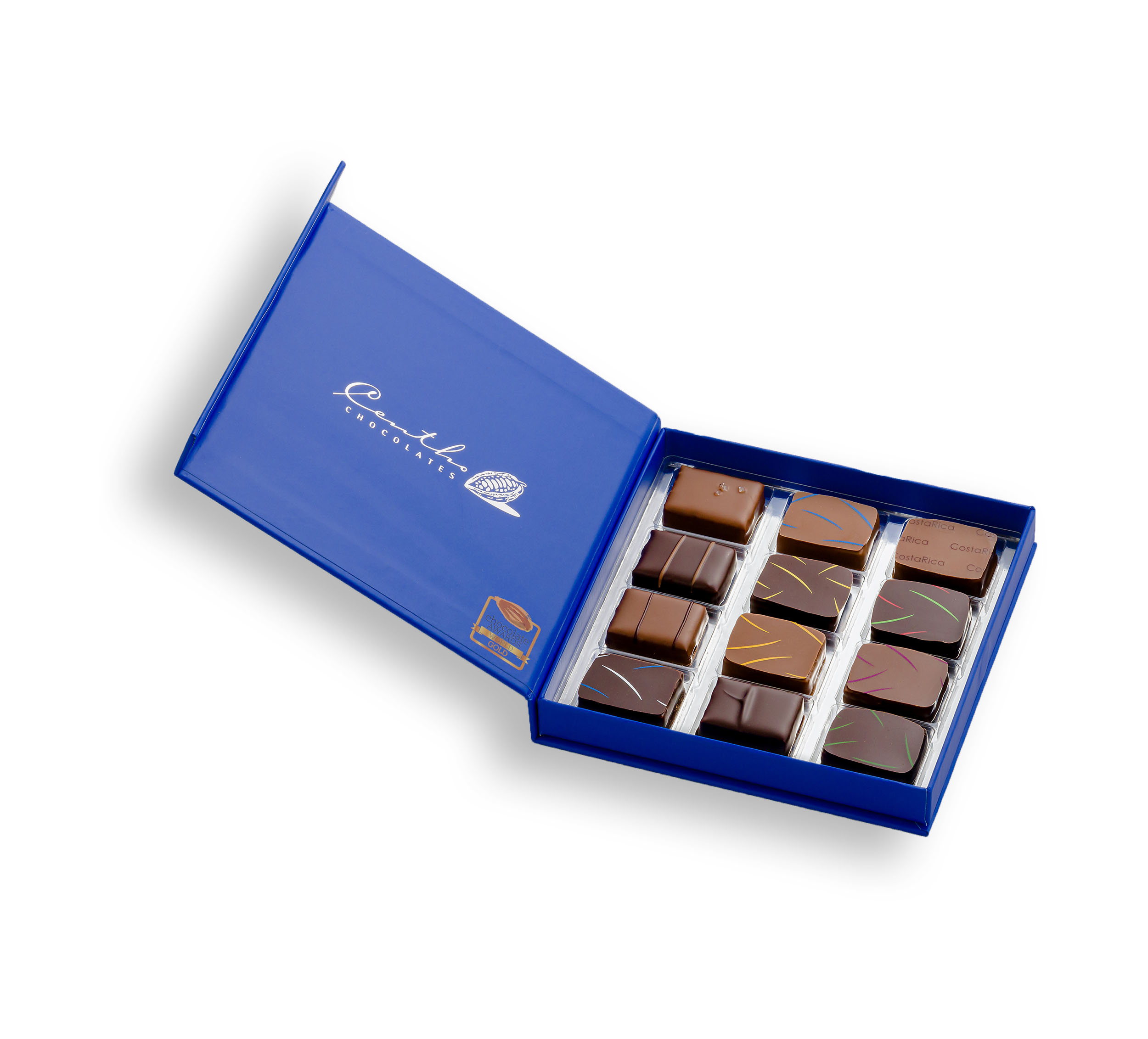 Origin box with 12 chocolates