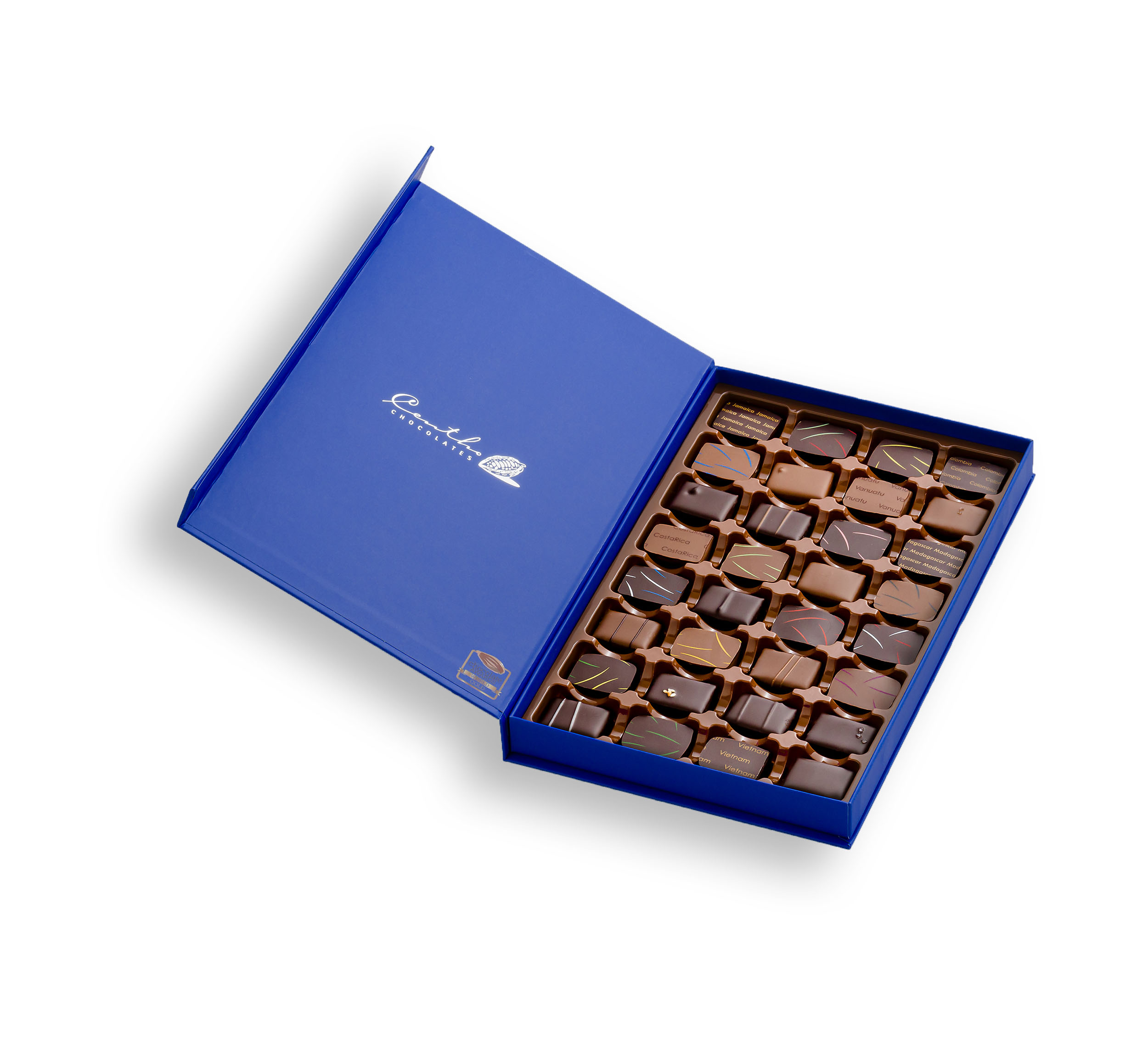 Origin box with 32 chocolates