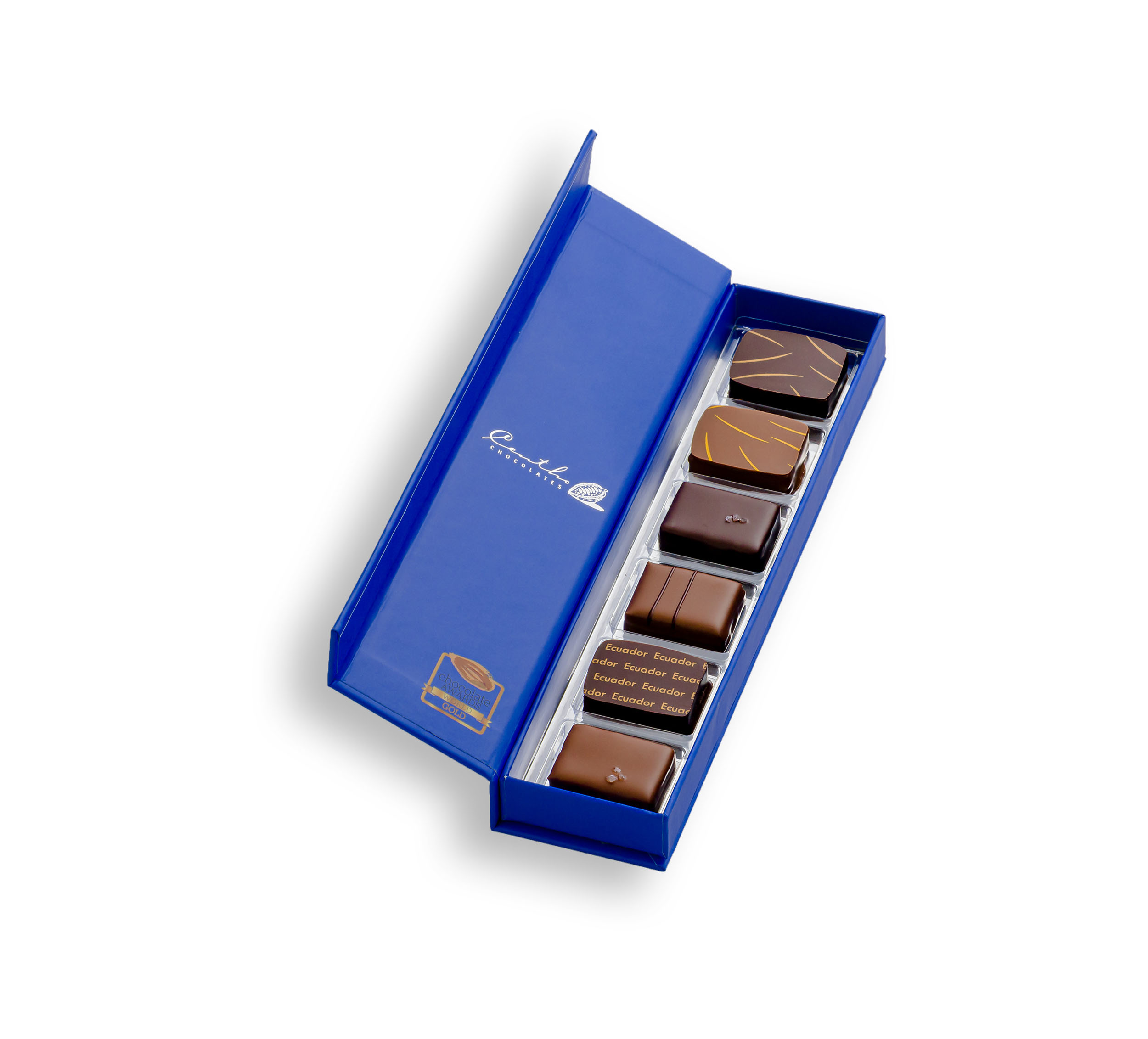 Origin box with 6 chocolates
